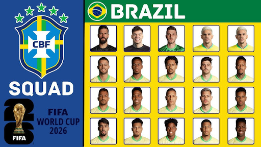 Đội hình Brazil 2026 - Những ngôi sao tỏa sáng chuẩn bị cho hành trình chinh phục World Cup