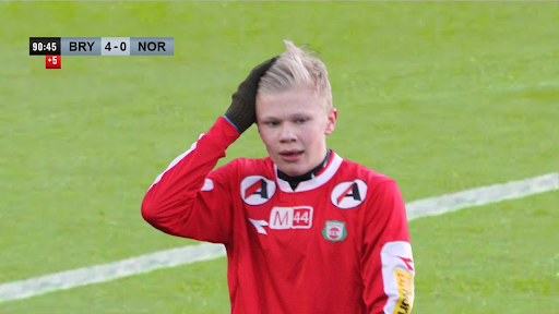 Erling Haaland 14 tuổi đã có lối chơi cực kỳ ấn tượng và khó có thể tin được