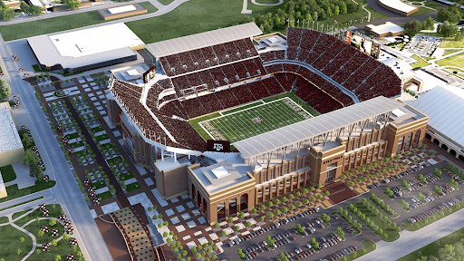 Kyle Field là svđ diễn ra các trận đấu đỉnh cao của đội bóng Texas 