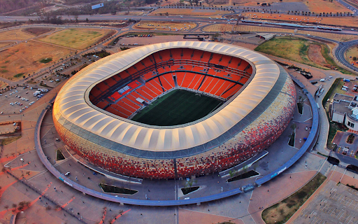 Sân vận động FNB là biểu tượng của Nam Phi, nơi tổ chức World Cup 2010 và các sự kiện lớn