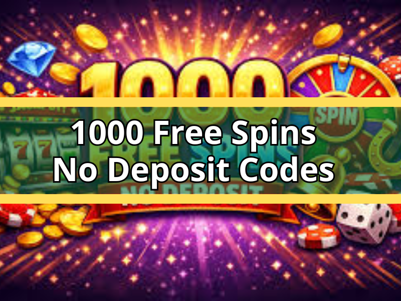 1000 Free Spins No Deposit Codes for South African Players