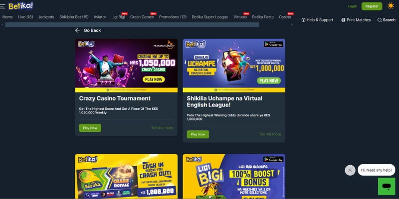 Betika Promo Codes for Kenya Bettors