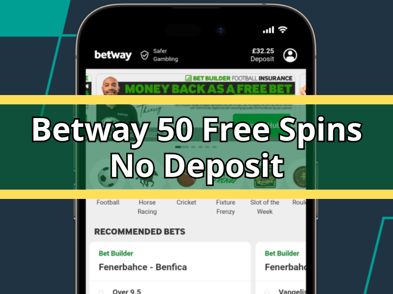Claim Betway 50 Free Spins No Deposit in South Africa