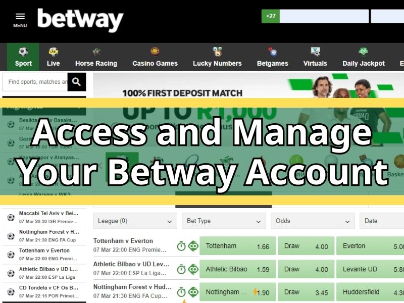 How to Access and Manage Your Betway Account in SA