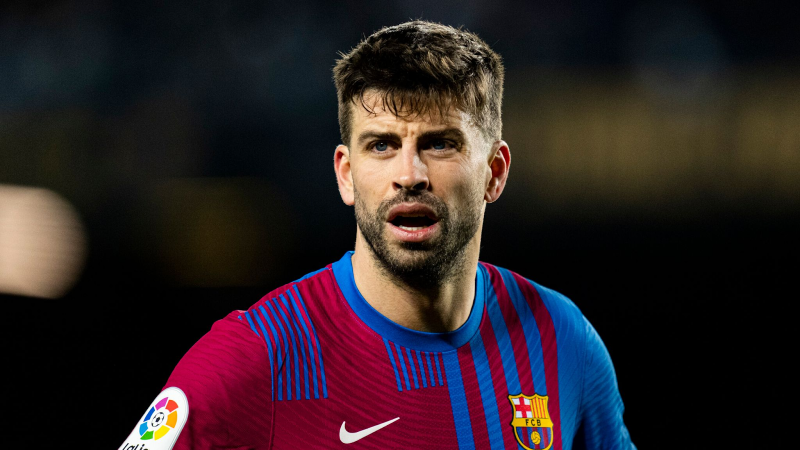 Hình ảnh của Gerard Piqué khi còn trong thời gian thi đấu chuyên nghiệp