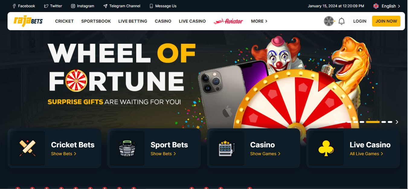 Rajabets is the most reputable online casino and sportsbook today