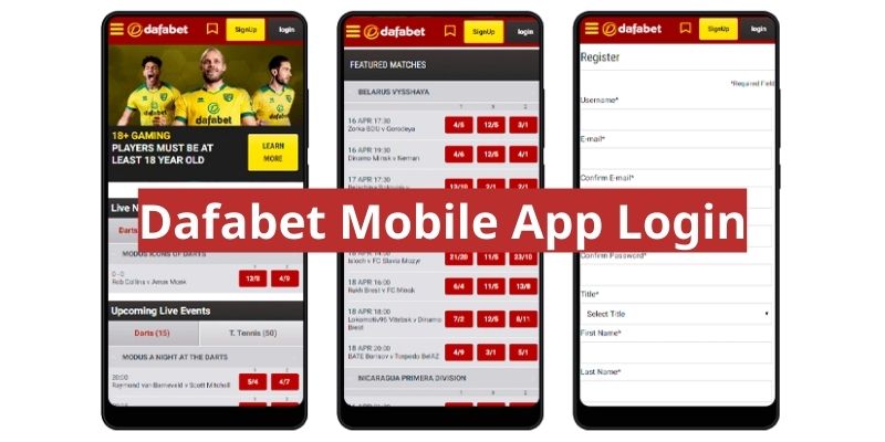 How to log in to dafabet mobile app for newbies