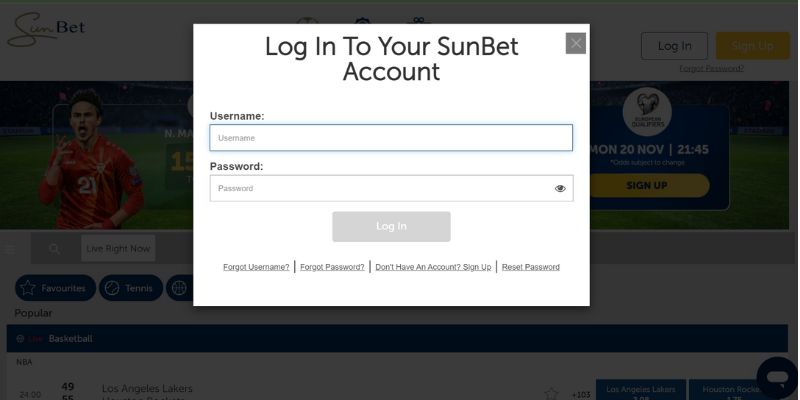 fill-out-your-information-to-login-sunbets