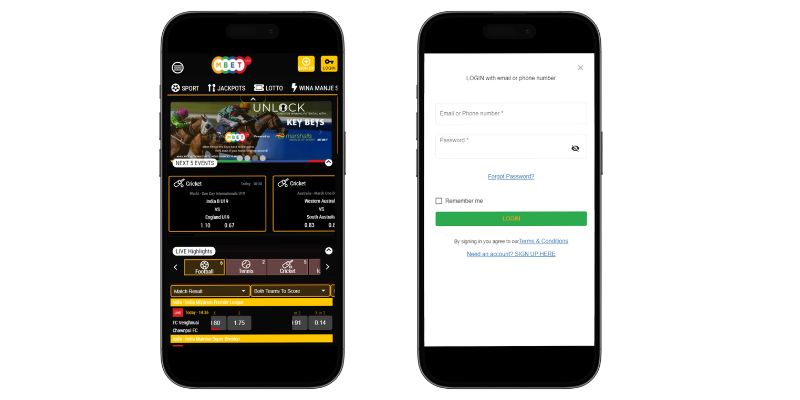 How to Log in to the MBet Mobile App