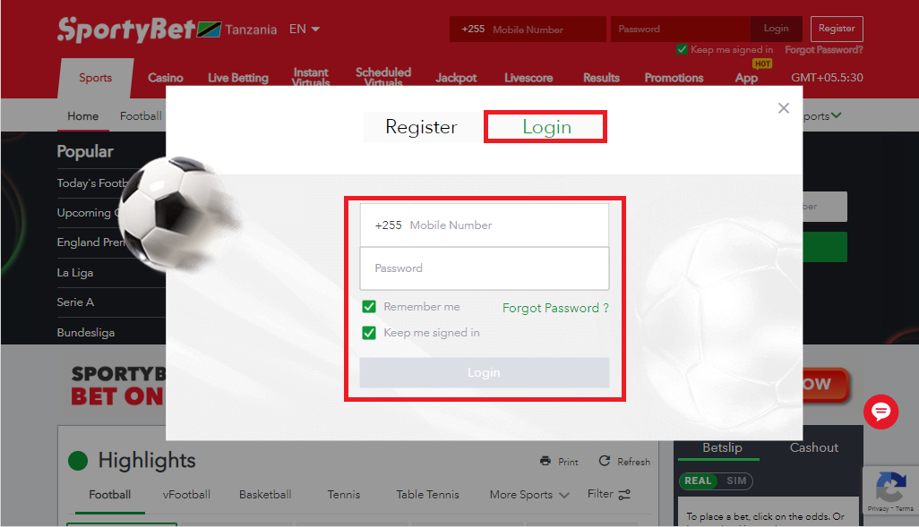 How to Log into Your SportyBet Account