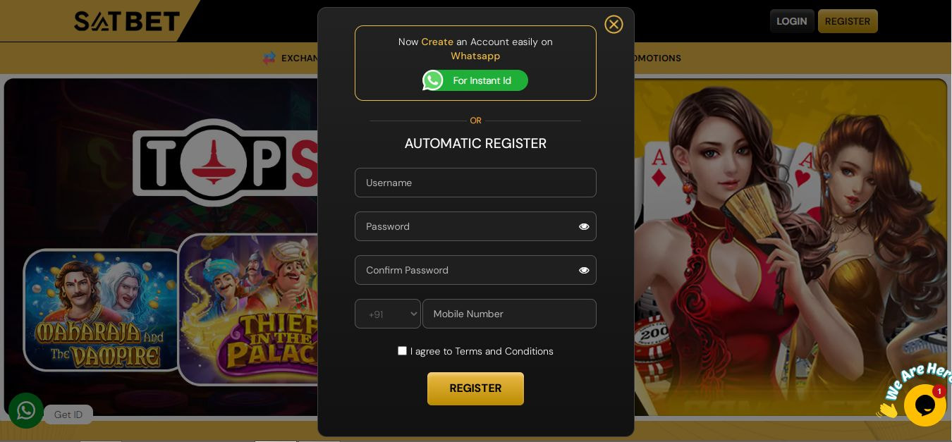 how to log in to satbet