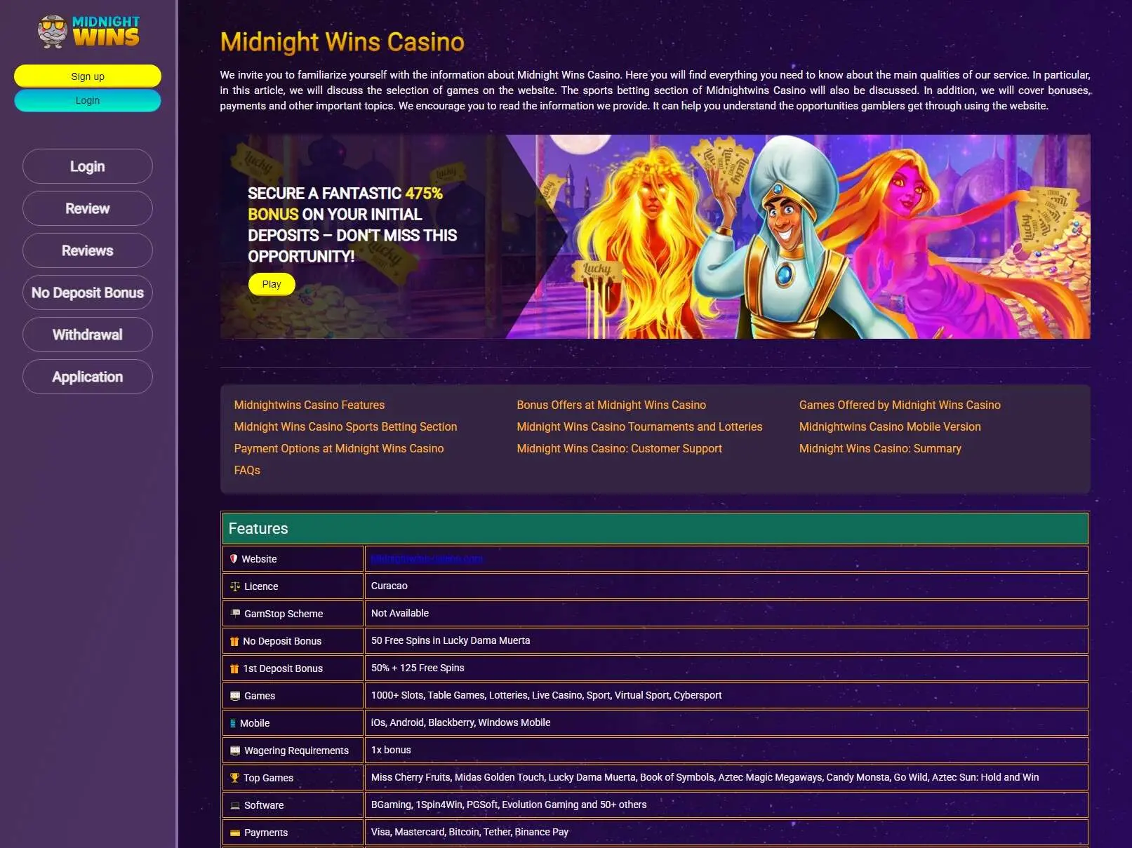 Midnight Wins Sportsbook Review: Legitimacy, Odds, Bonuses & More